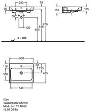 emotion Lavabo con mobiletto, Legno, Antracite Lucido, 60, 2 unità