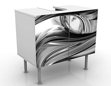 Mobile per lavabo design Illusionary II 60x55x35cm, basso, Larghezza: 60cm, regolabile, mobiletto da lavandino, lavandino, mobiletto da lavabo, lavabo, mobiletto, bagno, bagnetto, mobile da bagno