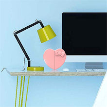 Serious Lamp Specchio di Bellezza per Trucco a Forma di Cuore a LED Ragazza Portatile Regalo Specchio Trucco Riempire Luce Specchio Pieghevole
