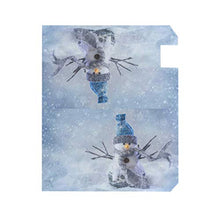 Invernale pupazzo di neve fiocco di neve cassetta postale copre magnetico grande casella postale avvolge giardino cortile decorazione casa dimensioni oversize 64,8 cm x 53,3 cm