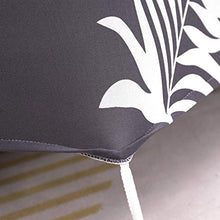 WONGS BEDDING Fodera per Divano con Stampa Foglie per Poliestere Morbido a 1 Pezzo a 2 posti con Rivestimento Inferiore Elastico Fodera per Divano Protezione Universale per mobili (Foglie 145-185cm)