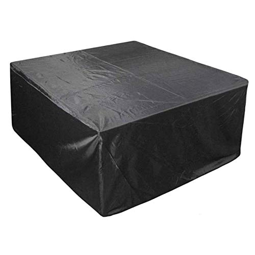 YULIAN Mobili da Giardino Coperture Impermeabili 140x140x100cm, terrazza Arredamento da Esterno Cover Foren Sunsures Uso Pulito Antivento Dustbar, Personalizzabile, Nero