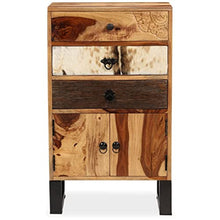 vidaXL Credenza in Legno Massello di Sheesham Armadietto Portaoggetti Madia