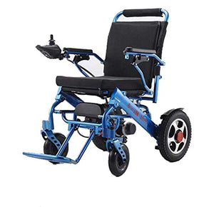 FTFTO Accessori per la casa Anziani Disabili Sedia a rotelle elettrica Pieghevole Leggera Sedia a rotelle per disabili per Anziani disabili Che può Essere collocata sull'aereo