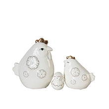 Yubingqin Decorazione del Mobile del Vino Ceramica Creativa Tre Gioielli di Pollo di Famiglia