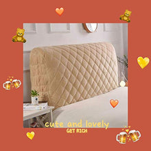 LANG ZI Copertura per Testiera per Letto Copri Testata Letto Matrimoniale/Singolo Premium Imbottita Elastica Copritestata Letto Fodera Protezione Anti-collisione Cuscino (Color : D, Size : 220cm)