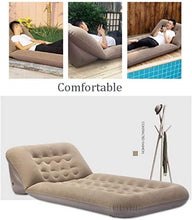 HongLianRiven Lettino da Viaggio Letti Singoli con Materasso Viaggi Bedl Materasso Gonfiabile for Campeggio Gonfiabile Materassino Standard Dimensione materassino Upgraded Air Blow Up Bed 6-3