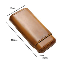 Cigar Humidor, Portatile Sigaro Holster Caso del Pacchetto del Sigaro di Legno 3 Cedar (185 * 85 * 35MM)