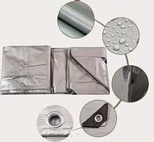 LXD Teloni, Tela cerata imbottito incatramata incatramata di plastica panno incatramata Parasole protezione solare auto Vele da Barra dei colori Argento 220G / m², spessore 0,4 mm,A,4 * 8m