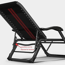 CDFC Sedie Pieghevoli Sedia da Pranzo per Ufficio Siesta Siesta Multifunzionale Letto Nero e Rosso Portable Lazy Beach SED Seden Sedia Sedia reclinabili con Doppio Roller Massage Dispos