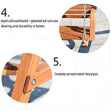 ZDYLM-Y Dondolo da Giardino con Tettuccio 2 posti Legno di Legno Swing all'aperto di sede della Sedia, per Terrazza Esterna (Verde)