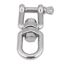 Grillo girevole Dispositivo di grillo rotante per ancoraggio a scatto in acciaio inossidabile 304 resistente all'anello girevole per sollevamento(10mm)
