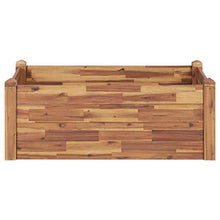 Letto Rialzato da Giardino 110x60x44 cm Legno Massello d'Acacia