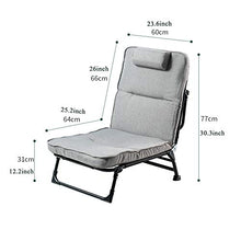 CJSWT Telaio per Letto Pieghevole con Materasso, Materasso a foltaway, Letto Singolo Portatile Letto con Ruote per Campeggio per Ufficio, Letto per Gli Ospiti Regolabile