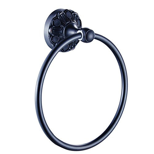 MBYW Portasciugamani Moderno Minimalista Portasciugamani Elegante per Il Bagno Bronzo/Nero Patina/Rame/Anello Asciugamano/Parete/Bagno/Ciondolo