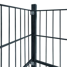 vidaXL Pannelli di Recinzione 6 pz Ferro 6x2 m 36m (Totale) Antracite