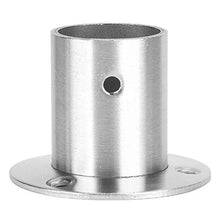 Supporto per flangia per asta, 10 pezzi in acciaio inossidabile 25 mm con flangia in tessuto per presa per asta Supporto per tubo con flangia addensata