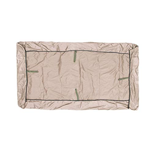 Copertura a baldacchino, per esterni, patio, giardino, amaca, copertura di ricambio per portico, copertura superiore del sedile, protezione UV, protezione solare impermeabile Beige