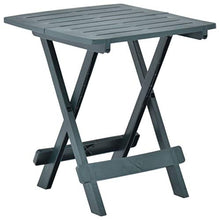 Tidyard Tavolo da Giardino Pieghevole in Plastica Tavolo da caffè da Giardino a Parete Balcone Spiaggia 45x43x50 cm Verde