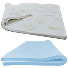 Baldiflex Correttore Materasso in Memory Fresh Topper Matrimoniale, 160 x 190 x 6, Fodera in Aloe Vera