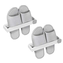 Lmbqye Porta Pantofole Da Bagno, Porta Asciugamani 2 Pezzi, Porta Rotolo Carta Igienica Da Bagno, Porta Asciugamani Da Parete Per Bagno Cucina (Dimensioni: 25 * 3 * 5 cm)