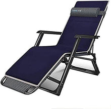 Sedie reclinabili pieghevoli per balcone, giardino, sedia reclinabile, per ufficio, pausa pranzo a gravità, comodo lettino da spiaggia, carico 200 kg