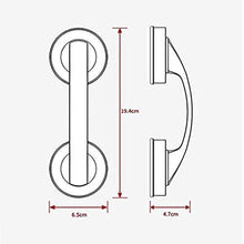Maniglioni da Bagno Corrimano Grab Bar Grab Rails Sicurezza Supporto della Guida Forte aspirazione Cup Anti-Slip Lucido WC/Doccia Bagno a Parete Accessori da Bagno