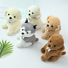 YiXing, 1 pezzo 22/30/40 cm simulazione Akita Bichon Boxer Bulldog barboncino carino cane razza peluche per bambini regalo farcito bambola morbida (colore : 4, altezza: 20cm)