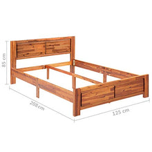 SKM Giroletto in Legno Massello di Acacia 120x200 cm (27.3kg)