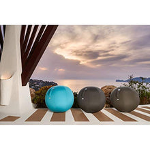 VLUV Palla da Seduta da Esterni AQVA - Sedile da Esterni per terrazza e Giardino, Colore: Charron Teal, Ø 60cm - 65cm, Stoffa per Rivestimento Sunbrella, Robusta e indeformabile, con Maniglia