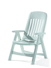 Sieger 828 / W KT Contessa Poltrona Multiposizione Regolabile Dossier Sintesi di Resina Bianca 66 x 65 x 108 cm