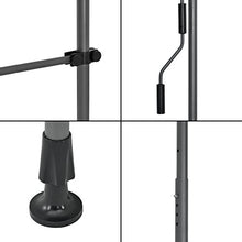 pro.tec] Tenda da Sole avvolgibile a Barra Quadra con Gambe - 250 x 120 x 200-300 cm - Parasole - Color Sabbia