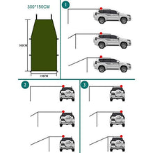 Riparo Tenda Da Campeggio Tettuccio Laterale Per Auto Tenda Da Sole Protezione Uv Impermeabile Tenda Da Campeggio Portatile Tettoia Da Pioggia Sul Tetto Dell'Automobile C.
