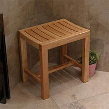 Sgabelli da Doccia Sedia da Bagno Cambia Scarpe Sgabello, Legno massello Impermeabile Sicurezza anticorrosione Forte Comfort Durevole Sedia da Doccia Antiscivolo 0102