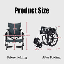 Forniture Mediche per Sedie A Rotelle Leggere | Comoda Cintura di Sicurezza | Poggiapiedi Rimovibili | con Tasca Posteriore | Ruote Robuste | Larghezza Seduta: 45 Cm A.