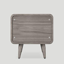 Comodino HAIZHEN retrò a 2 cassetti con Gambe in Legno massello, tavolino Contenitore for Camera da Letto, 46,4 * 35 * 46.4 cm