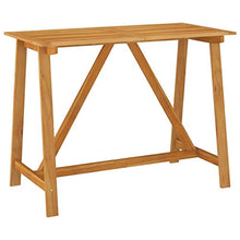 vidaXL Set da Bar da Giardino 7 pz in Legno Massello di Acacia