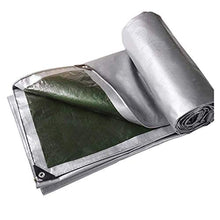 ZHANGYUQI Teloni Impermeabili con Occhielli in Metallo, Coperture per Esterni Impermeabili per Magazzini Telone Impermeabile, Telo Multiuso Rinforzato(Color:Argento,Size:5X8m)