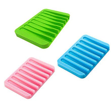 ZFFSC Detersivo per Piatti 3pcs Bagno Flessibile Bagno Silicone Sapone Storage Storage Holder SOAPBOX Piastra Vassoio Detersivo per Piatti