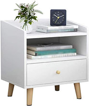 File cabinets Comodino tavolino Comodini 1 cassetto 1-Privacy Spazio Moderno Semplice Camera Semplice Governo di immagazzinaggio Cassetti (Color : A)