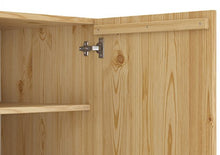 Erst-Holz Alto e solido armadio a 5 ripiani per casa/ufficio/officina in Pino naturale 90.60-45