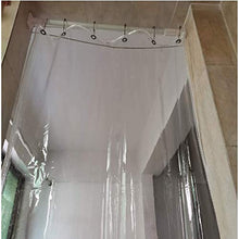 Telone Telo Copertura Trasparente Panno Pioggia Serra Capannone all'aperto,0.35mm PVC Film Impermeabile Teloni Occhiellato,Tenda per Mobili da Giardino,Balcone,Finestra,Piante (1.2x2.5m/3.9x8.2ft)