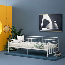 WGYDREAM Letto Struttura del Letto Bianca Letto Singolo Base per Rete Solida Facile da Montare per Adulti Bambini Adolescenti, 90 X 200 Cm