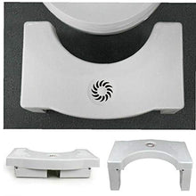 Angoter Pieghevole Bagno privato Servizi igienici Sgabello Sedile Squatty Potty Portatile igienici Sgabello Pieghevole Multifunzionale