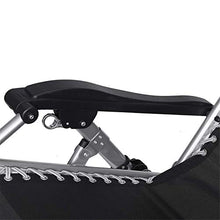 HUIO Sedia da CampeggioPieghevole Sedia Reclinabile Sedia Beach Piscina Braccioli Lounger Couch Poltrona per Il Tempo Libero Perfetto per Il Campeggio