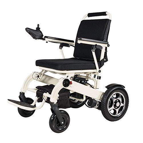 Accessori per la casa Sedia a rotelle per disabili per anziani Sedia a rotelle elettrica multifunzione portatile pieghevole elettrica adatta per: anziani disabili (bianco, 200W * 2) 96Cm45Cm92Cm