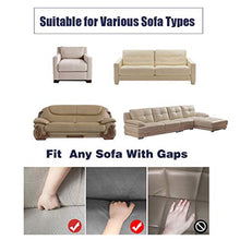 NFJ Copridivano Elasticizzato, Fodere Copridivani Universale, Sofa Mobili Protettore Copertura Divano Antiscivolo, Ideale per Poltrone, Divani A 2/3/4 Posti,G-2seater