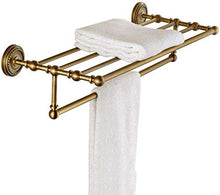 HTL Scaffale di stoccaggio Asciugamano Rack Bagno Antico Bagno Asciugamano Rack Casa Bagno Hardware Sospensione WC Rack Facile da Installare