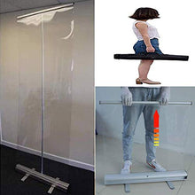 KMILE Partizioni Roll Roll Up Sneeze Schermo, Protezione Protezione, Schermo, distanziamento Sociale, Salone, Ristorante, Pub, divisori per Unghie per Unghie (Size : 100x200cm(39.4x78.7in))