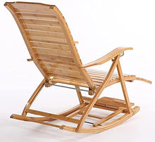 Bamboo Sedia a Dondolo Adulto Sedia per Adulti Sedia reclinabile Pieghevole Pranzo Pranzo Balcone Sedia Couch Lounge Sedia Easy Sedia Sedia Beach Sedia da Spiaggia Vecchio Man Pati
